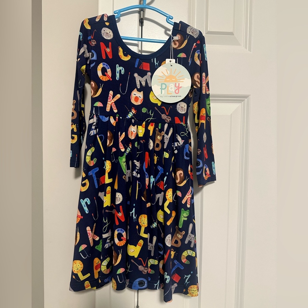 BNWT Little Sleepies 2T ABC twirl dress